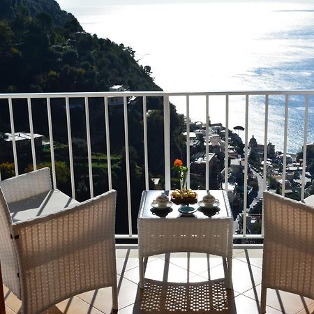 Casa Rossia Breathtaking Sea View Apartment In ポジターノ エクステリア 写真