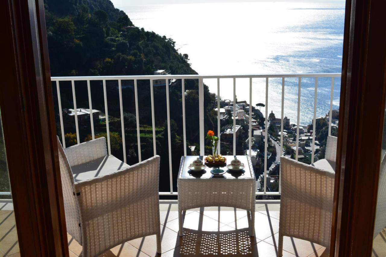 Casa Rossia Breathtaking Sea View Apartment In ポジターノ エクステリア 写真