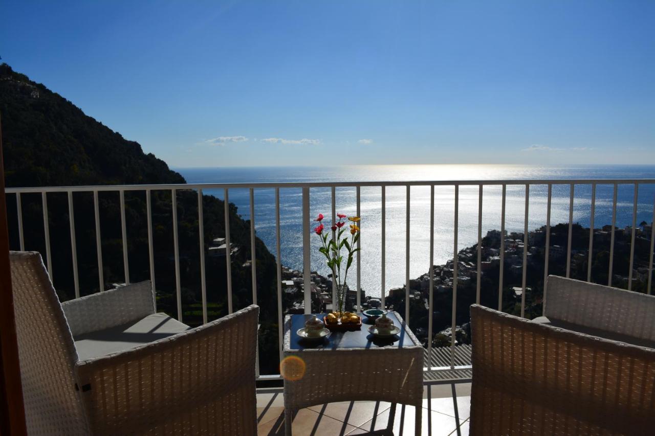 Casa Rossia Breathtaking Sea View Apartment In ポジターノ エクステリア 写真