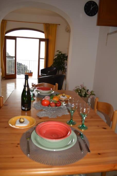 Casa Rossia Breathtaking Sea View Apartment In ポジターノ エクステリア 写真