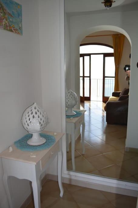 Casa Rossia Breathtaking Sea View Apartment In ポジターノ エクステリア 写真