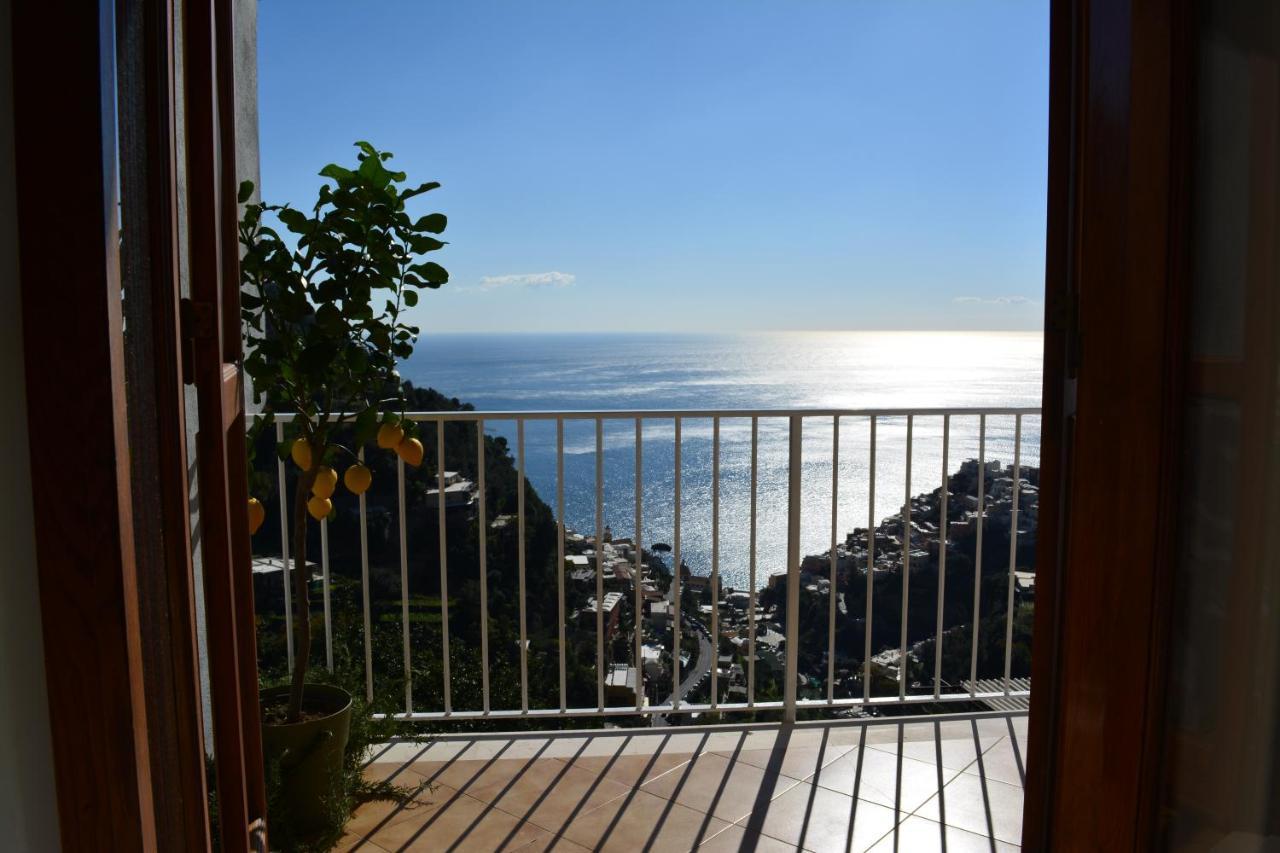 Casa Rossia Breathtaking Sea View Apartment In ポジターノ エクステリア 写真